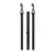 BARRA AFASTADORA ADJUSTABLE SPREADER BAR PRETO OUCH! nº4