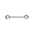 BARRA AFASTADORA COM ALGEMAS OUCH! SPREADER BAR WITH CUFFS P