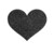 BIJOUX PEZONERAS FLASH CORAZÓN NEGRO nº1