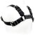 IMBRACATURA PER CANE BULL IN PELLE NERA nº1