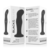 BLACK&amp;SILVER - SEAN PLUG ANAL PREMIUM SILICONE NOIR