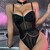 BODY COM COLEIRA E CORRENTES PRETO DE NAMOUR nº3