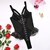 BODY RUFFLED LACE MESH WITH HOOK FRONT DE NAMOUR nº5
