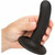 Plug boundless 12cm smooth - negro