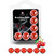 Set 6 brazilian balls cereza