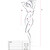 BS096 BODYSTOCKING ROUGE TAILLE UNIQUE nº4