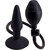 Butt plug hinchable s - negro