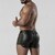CALÇÃO PERNEIRA 2 WAY ZIPPER CONTRAST SHORT CAQUI LOCKER GEA