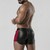CALÇÃO PERNEIRA 2 WAY ZIPPER CONTRAST SHORT VERMELHO LOCKER