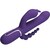 CAMMY VIBRATORE TRIPLO MULTIFUNZIONE 4 IN 1 VIOLA nº3