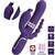 CAMMY VIBRATORE TRIPLO MULTIFUNZIONE 4 IN 1 VIOLA nº4