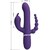 CAMMY VIBRATORE TRIPLO MULTIFUNZIONE 4 IN 1 VIOLA nº6