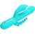 CAMMY 4 IN 1 MULTIFUNZIONE VIBRATORE TRIPLE RABBIT BLU nº2