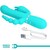 CAMMY 4 IN 1 MULTIFUNZIONE VIBRATORE TRIPLE RABBIT BLU nº7