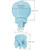 CARESS ESTIMULADOR CLITORIS AZUL nº5