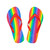 Chanclas con Bandera LGBT+ Talla 38-39