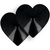 CHIC DESIRE - CUBRE PEZONES CORAZONES NEGROS nº2