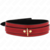 COLLAR AJUSTABLE ROJO VINO DETALLES DORADOS 29-42.5 CM X 4 C