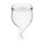 CONJUNTO DE 2 COPOS MENSTRUAIS FEEL SECURE SATISFYER TRANSPA