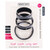 CONJUNTO DE ANÉIS PARA O PÉNIS FLAT COCK RINGS SET PRETOS nº