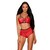 CONJUNTO LEATHERIA OBSESSIVE ROJO nº7