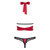 CONJUNTO SENSUELIA OBSESSIVE VERMELHO nº3