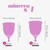 COPOS MENSTRUAIS MINERVA S + L COM BOLSA E LIMPADOR DE BRINQ