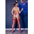 CR 4631 BODY ENFERMERA CROTCHLESS ROJO S/M nº4