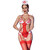 CR 4631 BODY ENFERMERA CROTCHLESS ROJO S/M nº6