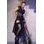CR 4685 VESTIDO LARGO CON CAPUCHA NEGRO S nº5