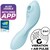 CURVY TRINITY 5 ESTIMULADOR Y VIBRADOR APP - AZUL nº6