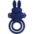 DAREY DOBLE ANILLO VIBRADOR RABBIT AZUL nº2