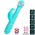 VIBRATEUR DEJON RABBIT 3 EN 1 MULTIFONCTION VERT AQUA nº9