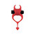 Devol anillo diablillo con bala vibradora - rojo
