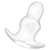 DILATADOR ANAL MEDIANO  9.5 CM - TRANSPARENTE nº1