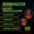 DILDO MONSTER EM SILICONE DEMON MASTER VERMELHO/PRETO OUCH!