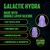 DILDO MONSTER EM SILICONE GALACTIC HYDRA ROXO/AZUL OUCH! nº2