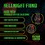 GODE MONSTER EN SILICONE HELL NIGHT FIEND ROUGE/NOIR OUCH! n