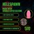 GODE MONSTER EN SILICONE HELLSPAWN ROUGE/NOIR OUCH! nº2