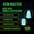 GODE MONSTER EN SILICONE VEIN MASTER BLANC/BLEU OUCH! nº2