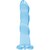 DILDO NON-REALISTIC CRYSTAL CLEAR 7 /17 CM AZUL REALROCK