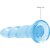 DILDO NON-REALISTIC CRYSTAL CLEAR 7 /17 CM AZUL REALROCK nº3