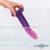 Dildo que Cambia de Color Púrpura a Rosa Talla S Silicona Lí