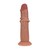 DILDO REALISTICO DUAL DENSITY SILICONE SLIDING SKIN 6 /15.5