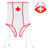DISFRAZ ENFERMERA SEXY CON TEDDY S/M nº5