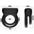 DOBLE ANILLO VIBRADOR NEGRO nº3