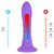 DREAMY DILDO FANTASY SILICONE LÍQUIDO TERMORATIVO VIOLETA 18