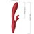 ELK VIBRADOR COELHO CURVADO VERMELHO nº1
