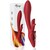 ELK VIBRADOR COELHO CURVADO VERMELHO nº4