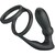 EMONI ANILLO PENE + PLUG ANAL 12 VIBRACIONES NEGRO